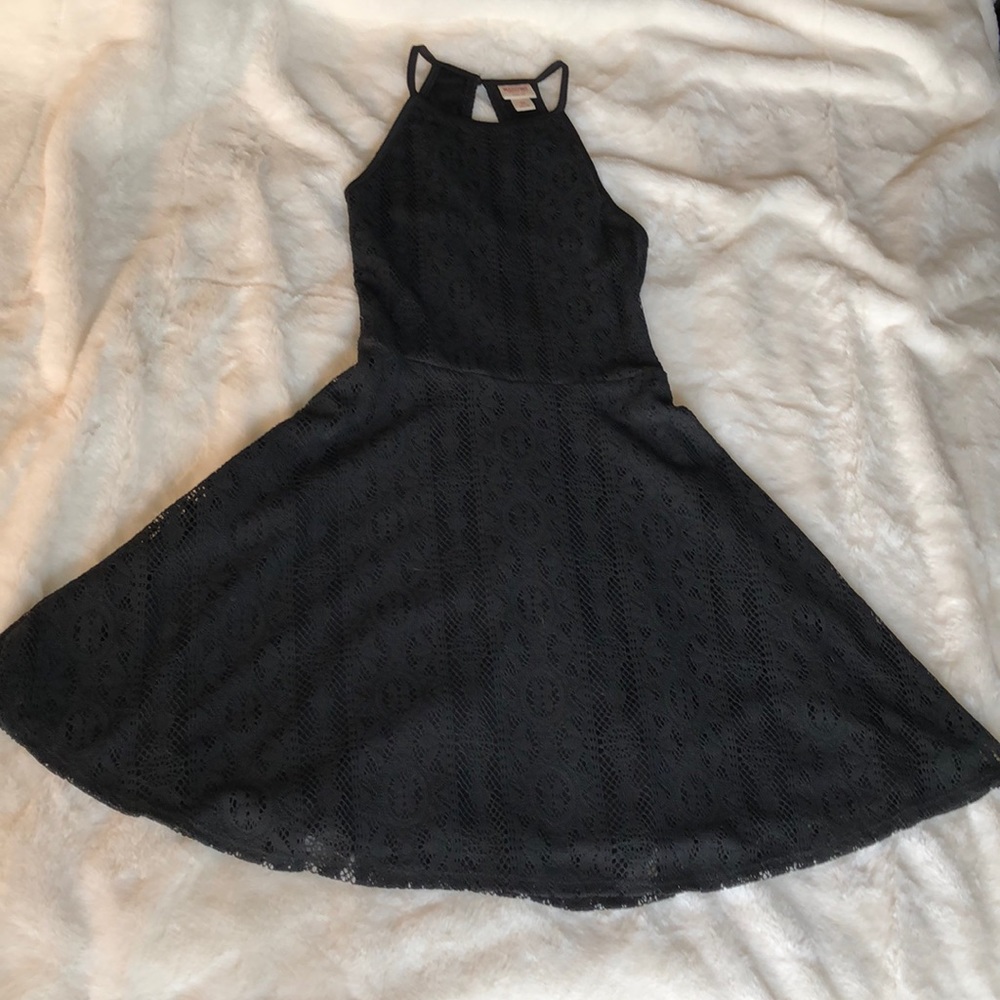 Black Merona Lace Detail Dress